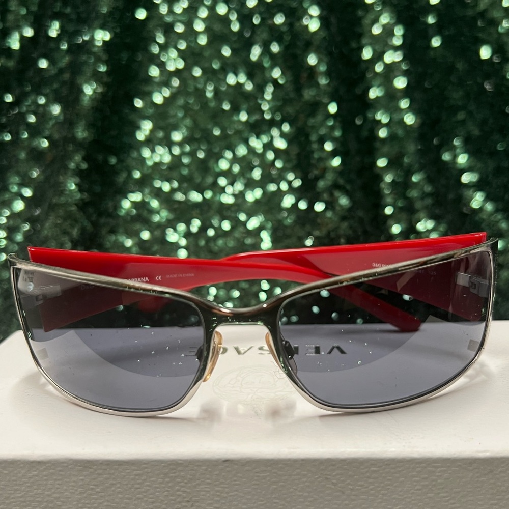 D&G red sunglasses vintage